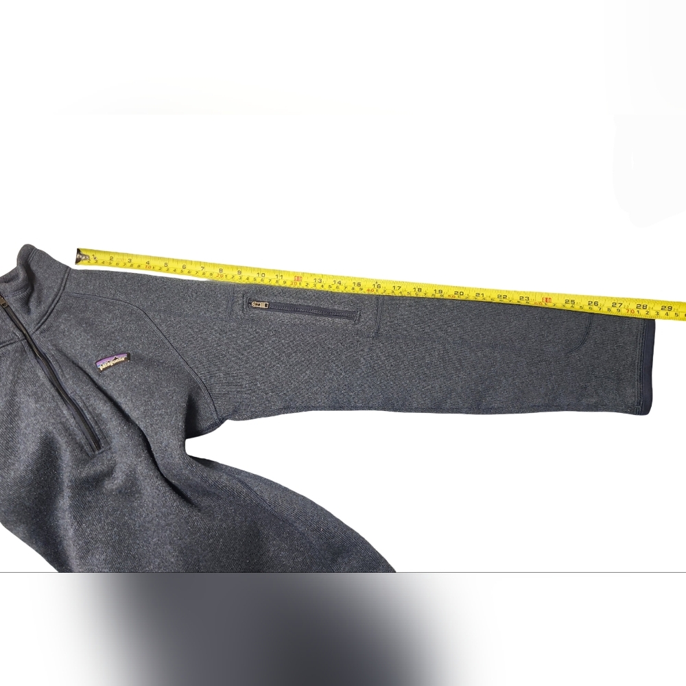 Patagonia Women's Blue Heather 1/4 Zip Pullover Better Sweater Fleece Sz M/L - Picture 7 of 9